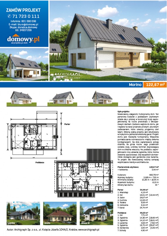 Projekty domów - Morino